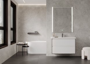 Керамогранит Laparet Overland Pluto structure matt (GHR) glossy ink рект. (80х160х0,9)